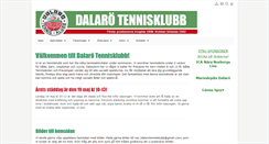 Desktop Screenshot of dalarotennisklubb.se